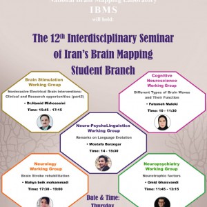 The 12th  Interdisciplinary Seminar of Iran’s Brain Mapping Student Branch